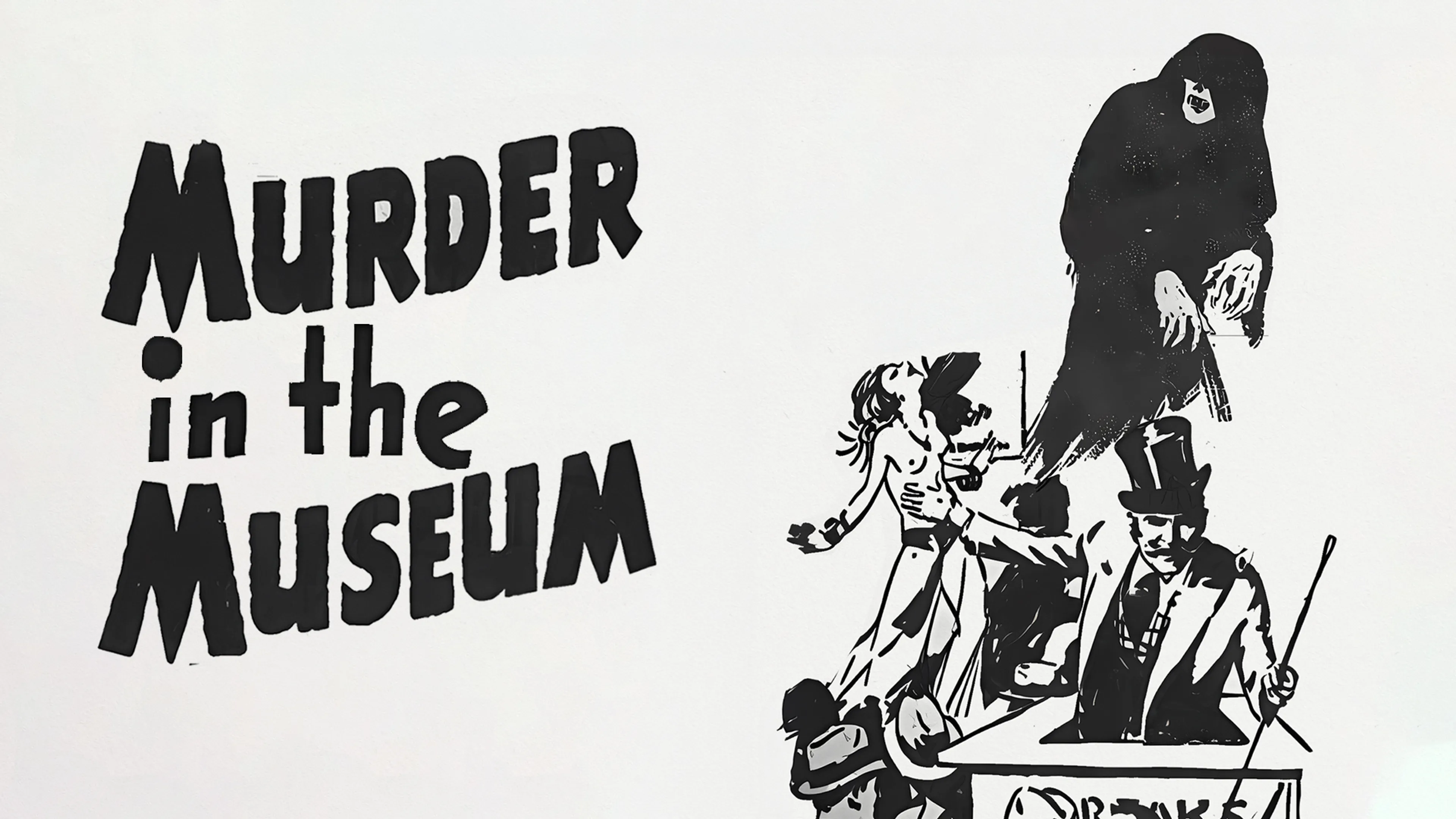 The Murder in the Museum poster